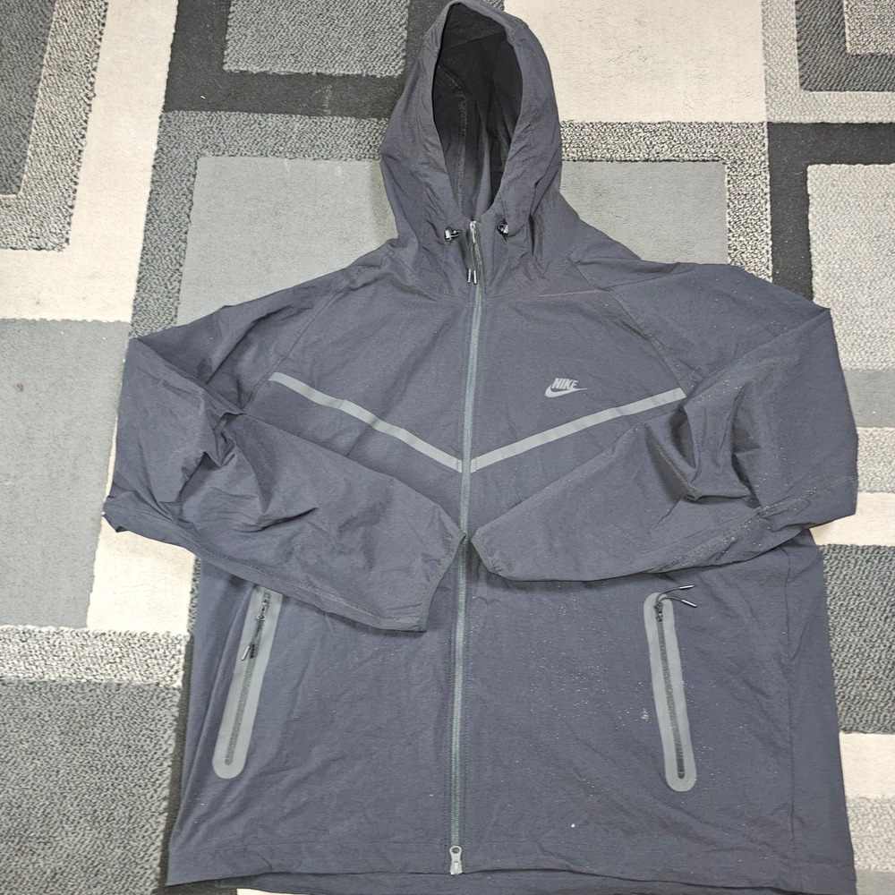 Nike Tech Woven Jacket Mens XXL Black Like New HM7151-010